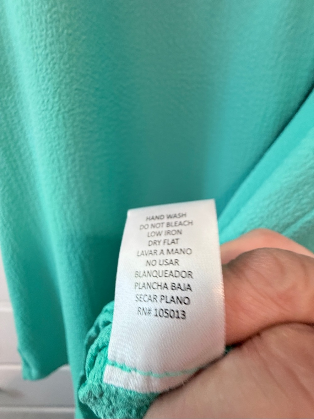 ANDREE BY UNIT Teal Ruffle Sleeve Blouse - Picture 6 of 7